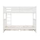 preview thumbnail 7 of 10, Twin-Over-Twin Bunk Bed with Ladders and Two Storage Drawers