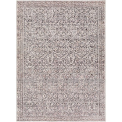 Galey Alix x Livabliss Collins Avenue III Vintage Damask Area Rug