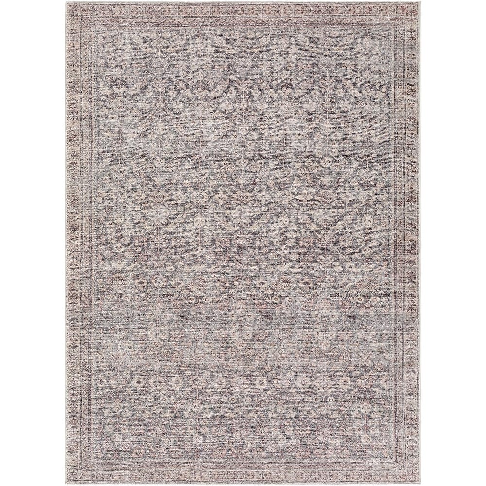 Galey Alix x Livabliss Collins Avenue III Vintage Damask Area Rug