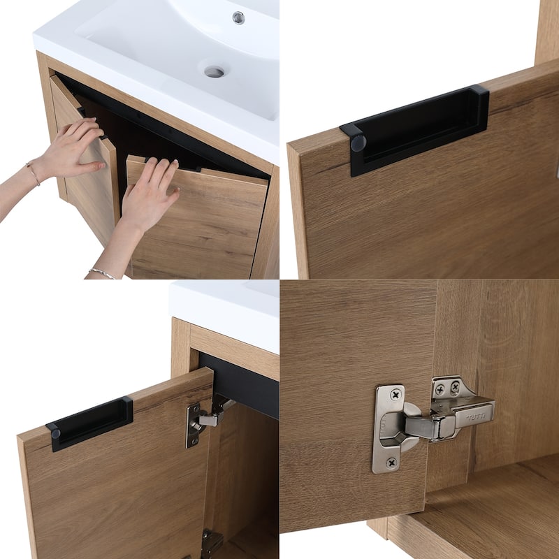 Topcraft Wall Mounted Bathroom Vanity with Sink