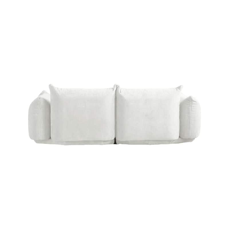Modular Upholstered Sectional Sofas Chenille Fabric Lounge Counches