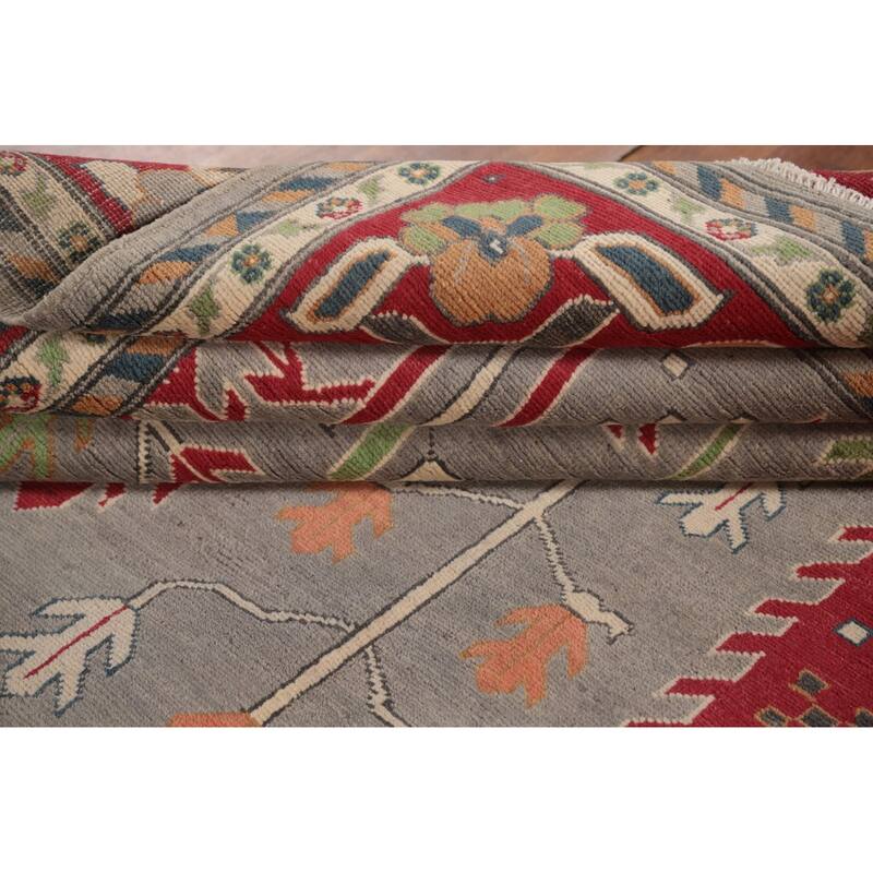 Kazak Oriental Area Rug Handmade Living Room Wool Carpet - 8'0" x 11'7"