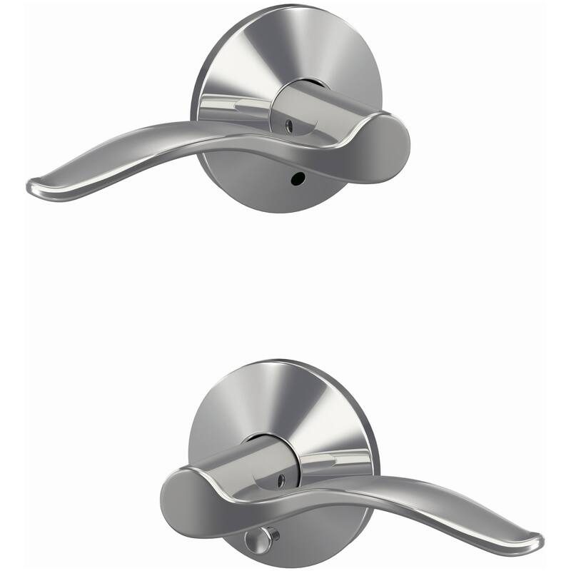 Schlage Custom Pennant Passage or Privacy Door Lever Set with Kinsler