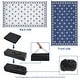 preview thumbnail 45 of 43, Garvee Cross Pattern Waterproof Reversible Outdoor Patio Rug