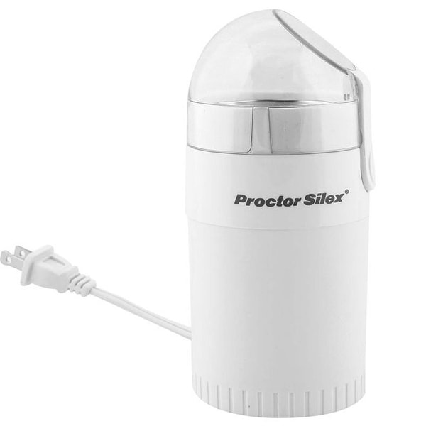 Proctor Silex Fresh Grind Coffee Grinder, White