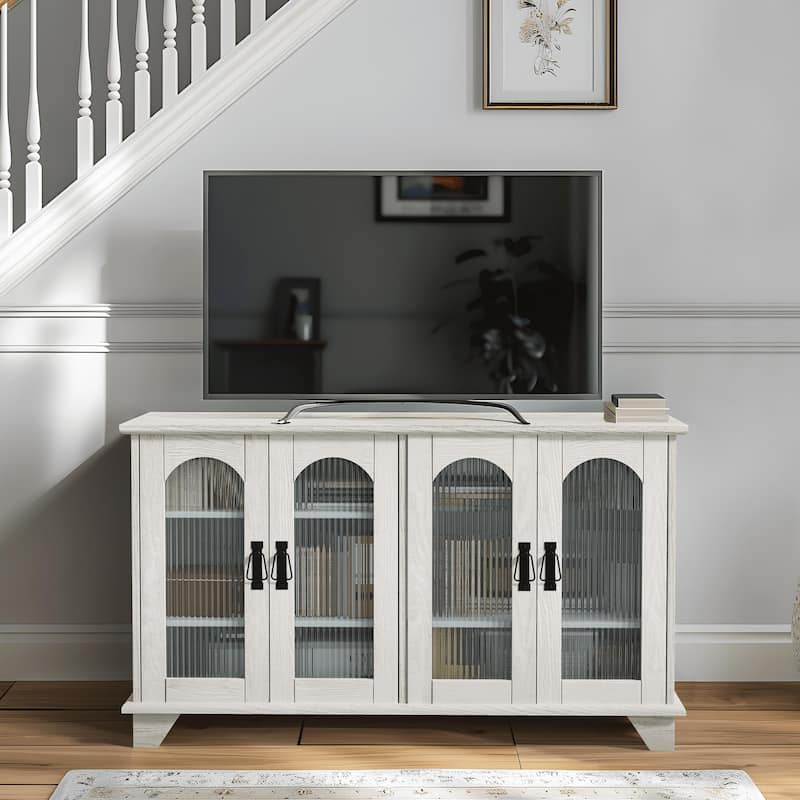 TV Stand with Storagefor TV's up to 45" - 45*26*16 - White