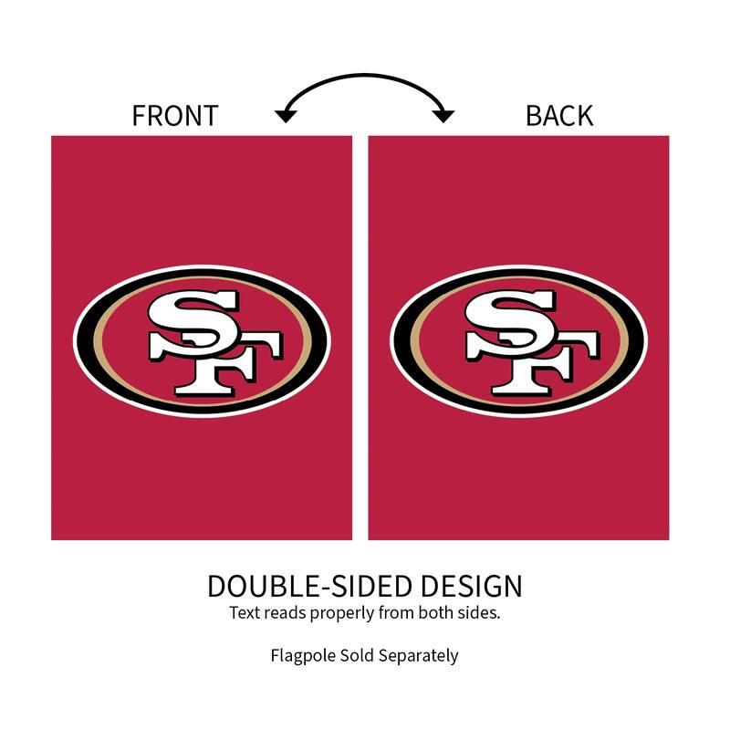 Applique Flag, Garden, San Francisco 49ers
