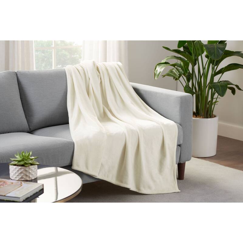 Serta Ultimate Cozy Plush Throw Blanket