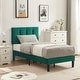 preview thumbnail 13 of 12, Javlergo Twin Size Kids Bed Frame with Adjustable Height Headboard Bed Frame with Heavy Duty Frame No Box Spring Needed