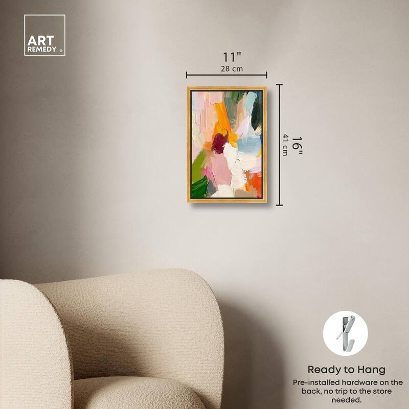 Chromatic Surge IV Canvas by Art Remedy