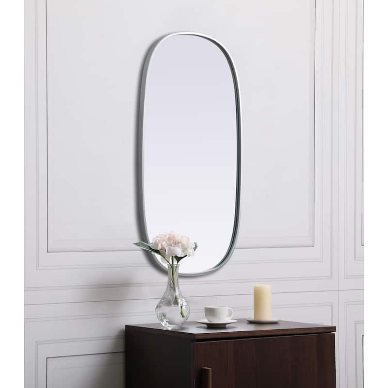 Elegant Lighting MR2B2036 Brynn 20" W x 36" H Modern Oval Bathroom
