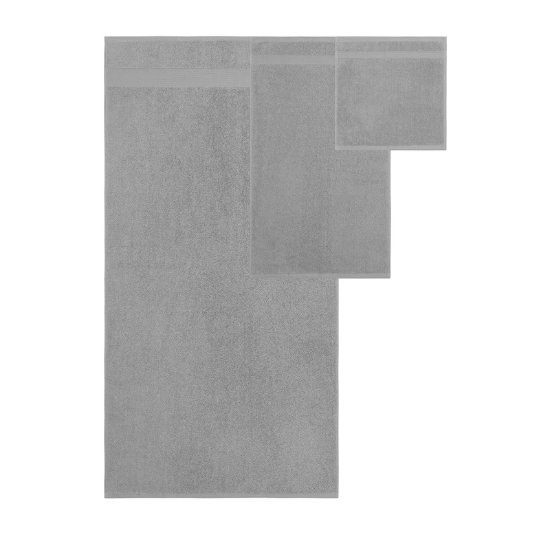 Modern Threads 6-Piece Zero Twist Jacquard Towel Set Otis - 100% Cotton, Bath, Hand & Washcloths - Textured Chevron Design