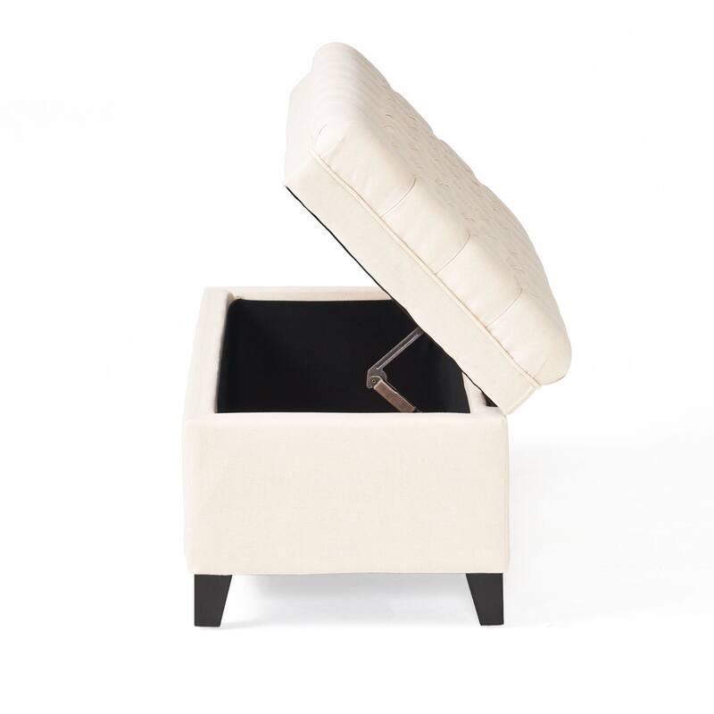 Hastings Tufted Storage Ottoman Bench by Christopher Knight Home