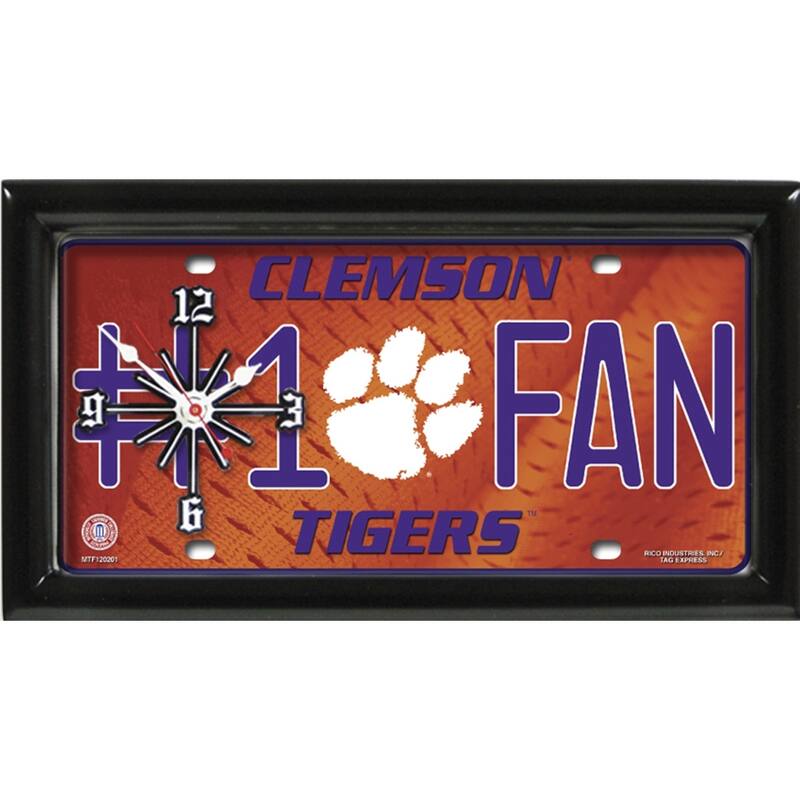 Clemson Tigers Clock