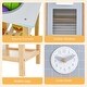 preview thumbnail 9 of 9, Costway Wooden Kid's Play Kitchen Set Pretend Chef Cooking Toy with - See Details