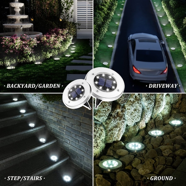Cool white solar garden lights store