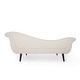 preview thumbnail 27 of 46, Calvert Upholstered Chaise Lounge by Christopher Knight Home