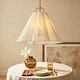 preview thumbnail 2 of 9, Rennnsan 4-Light Modern Cotton Pendant Light for Dining Room Living Room - 27.6" W x 26" H