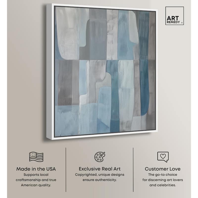 Tessellated Tones II Canvas by Art Remedy