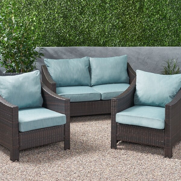 show original title Details about   4er Set Seat Pad Cushions Check Blue Garden Chair Cushions Living-XXL 
