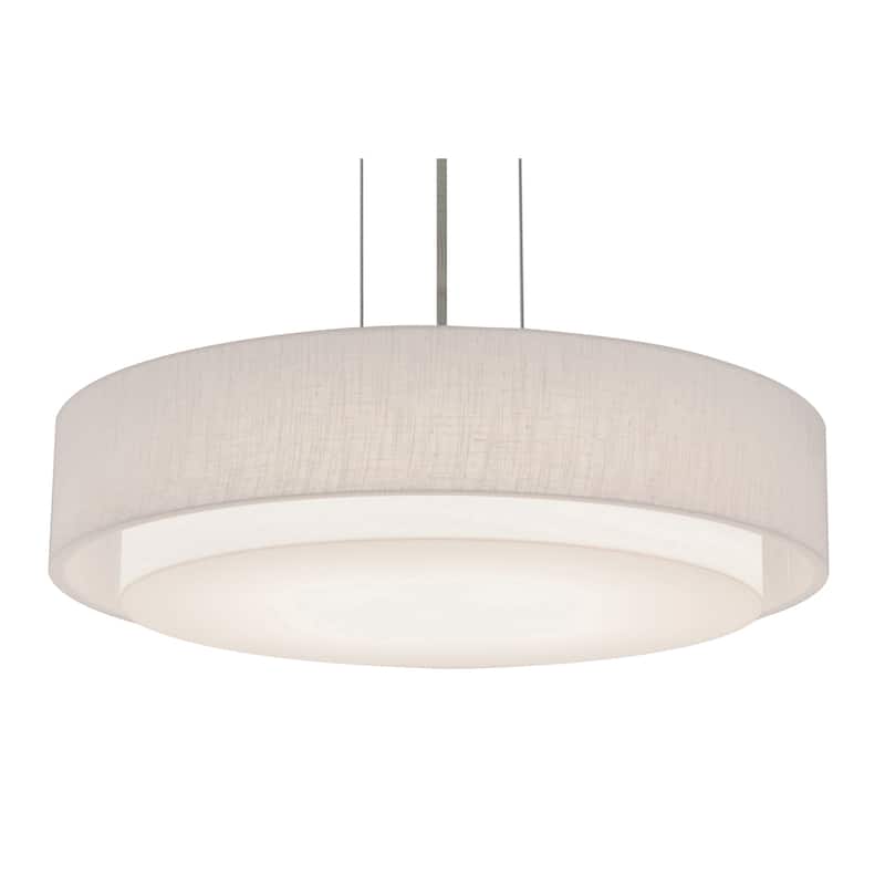 AFX SAP1824LAJUD-LW Sanibel 18" Wide Suspension Pendant - Satin Nickel