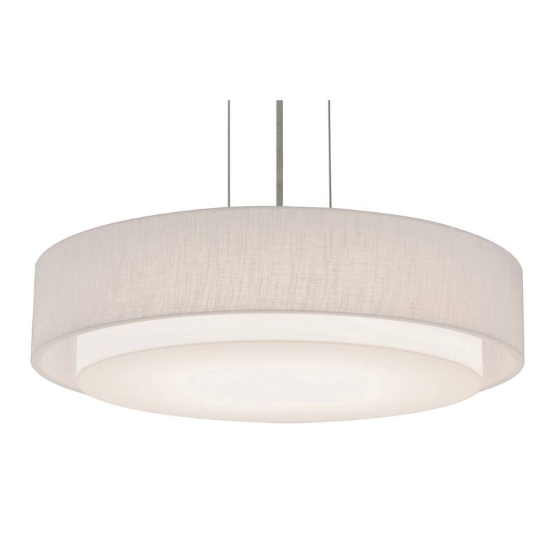 AFX SAP2332LAJUD-LW Sanibel 24" Wide Suspension Pendant - Satin Nickel