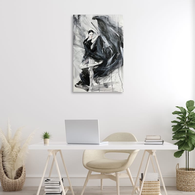 Stupell Elegant Dancer Abstract Canvas Wall Art Design By Lucille Lee