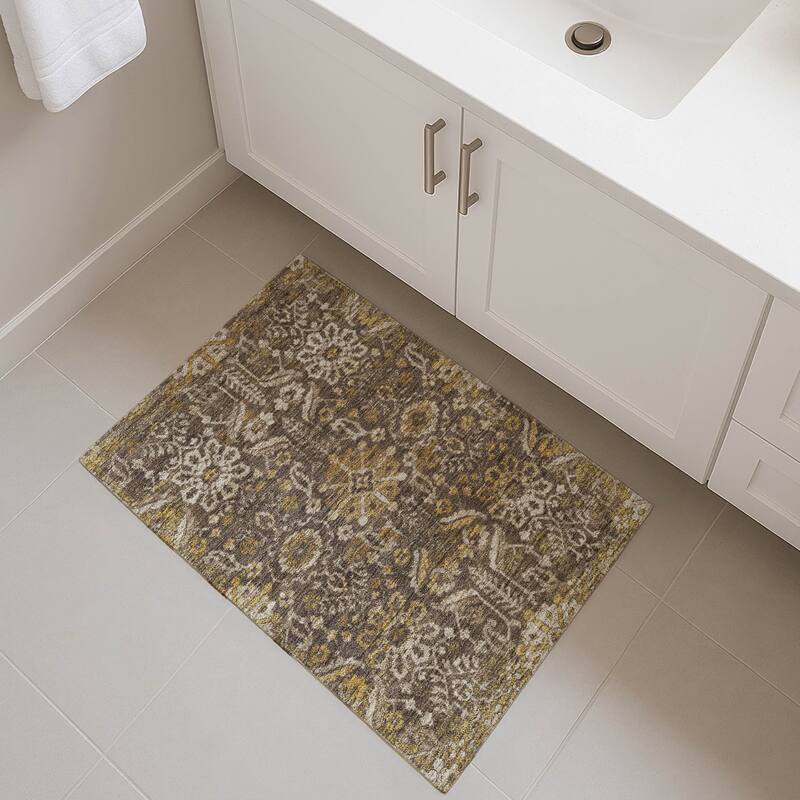 Machine Washable Indoor/ Outdoor Global Firestone Chantille Rug