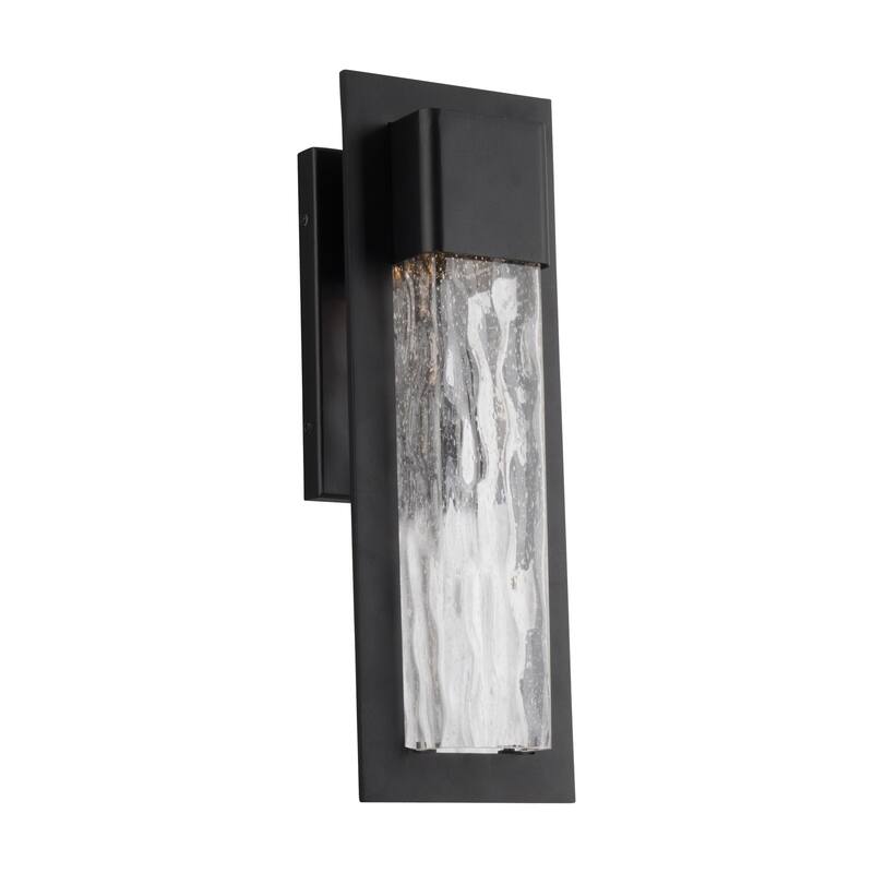 Mist 16in LED Indoor or Outdoor Wall Light 3000K Black