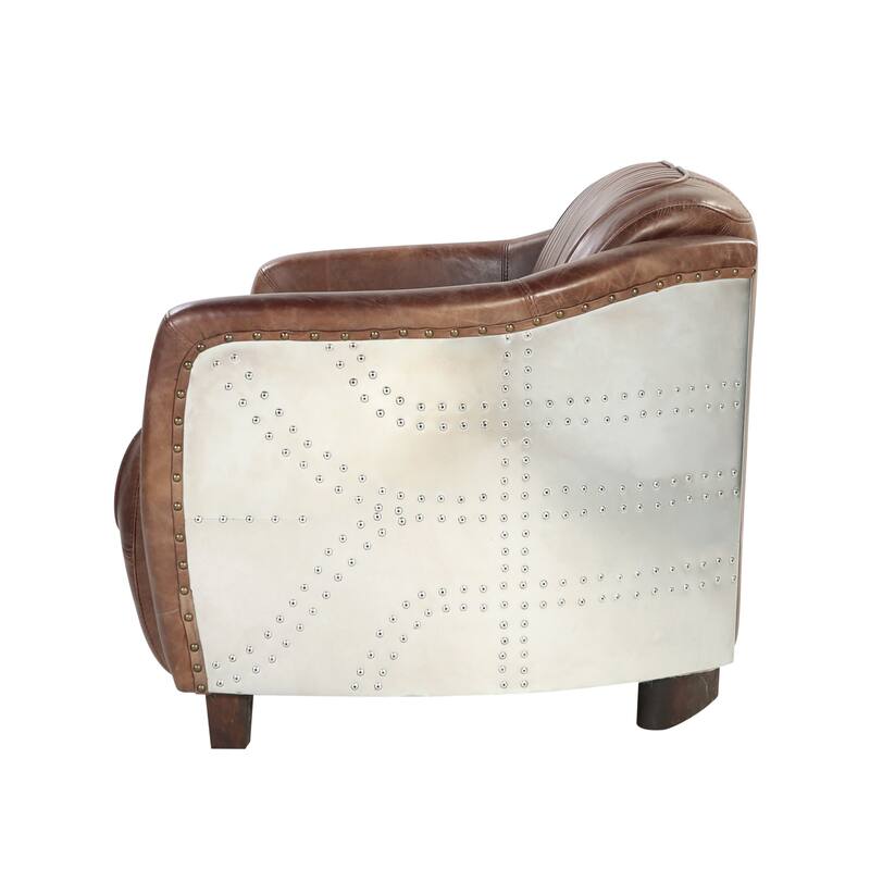 Bailee Retro Brown Loveseat