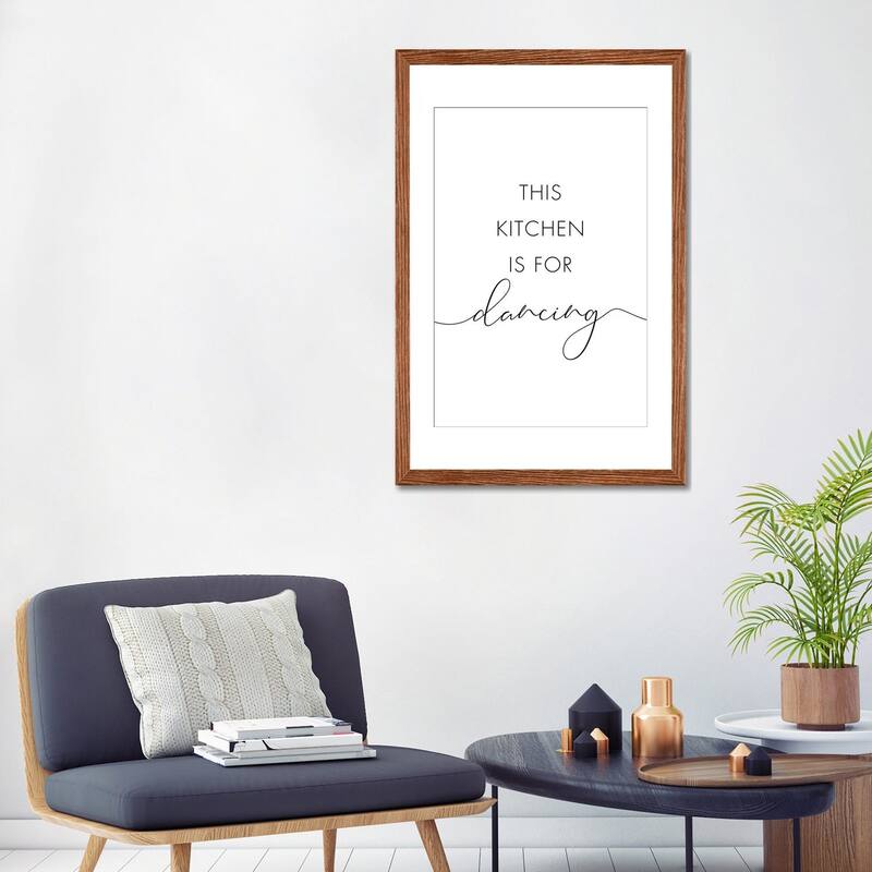 iCanvas "This Kitchen Is For Dancing" by Nouveau Prints