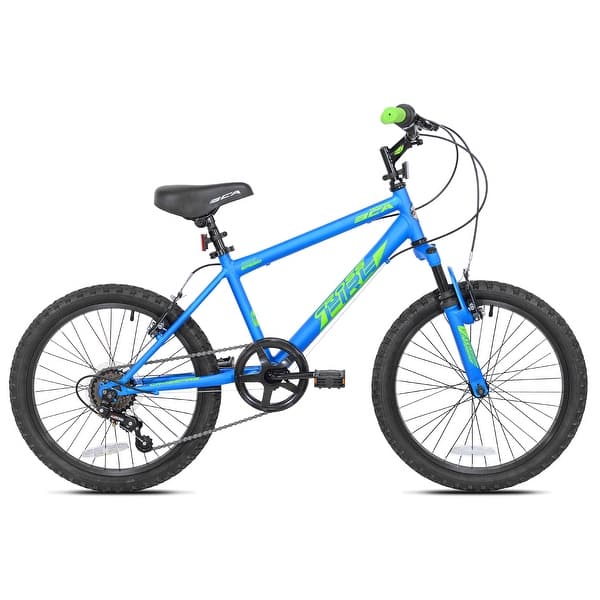 bca sc20 20 6 speed bmx bicycle 20" Crossfire 6-Speed Boys Mountain Bike, Blue/Green BicycleYAAD BCA 20" Crossfire 6-Speed Boy's