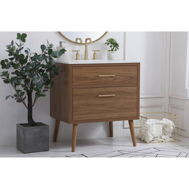 Nautical 18 - 30 Inch Single Bathroom Vanity