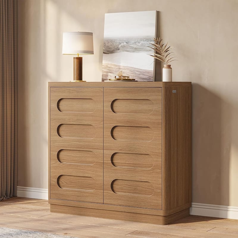 Buffet Sideboard Cabinet with Storage 2 Doors Adjustable Shelves