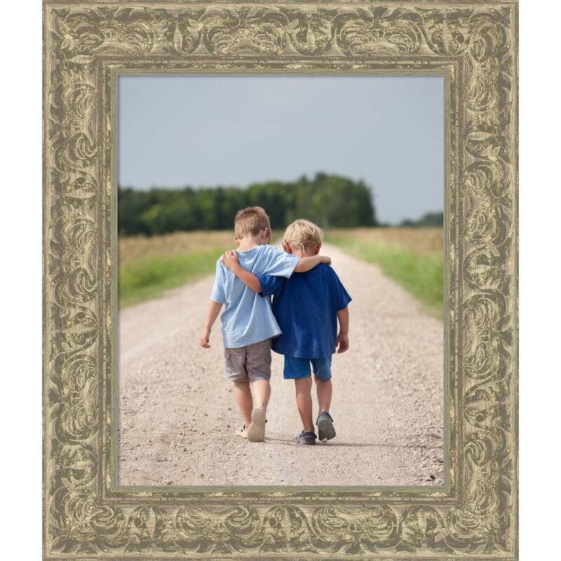 Luxe Picture Frame, Photo Frame - 16x20 - Luxe Antique Silver