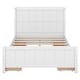 preview thumbnail 29 of 32, Wood Platform Beds Frame Full Size Storage Bed with Storage Shelves Headboard and 4 Drawers, Support Slats, Space Saving Storage