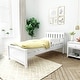 preview thumbnail 1 of 42, Max & Lily Twin Platform Bed with Guard Rail