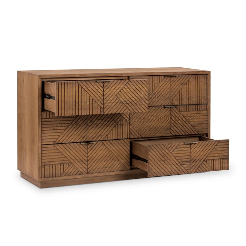 Classic Home Santa Clara 6-Drawer Wood Dresser