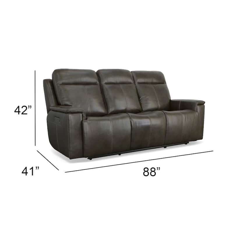 Odell Power Reclining Sofa with Power Headrests & Lumbar by Flexsteel