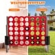 preview thumbnail 9 of 8, Gymax Jumbo 4-to-Score Game Set 4 in A Row Kids Adults w/ 42 Jumbo