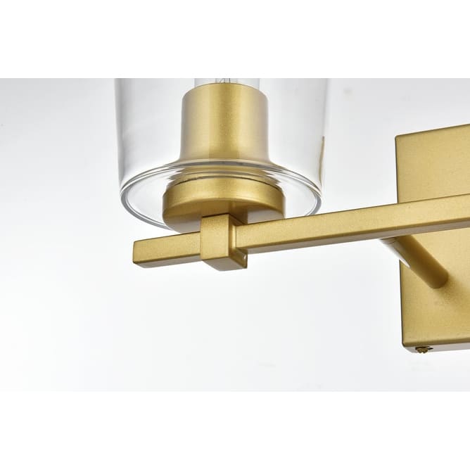 Elegant Lighting LD7310W14 Kacey 2 Light 8" Tall Bathroom Sconce