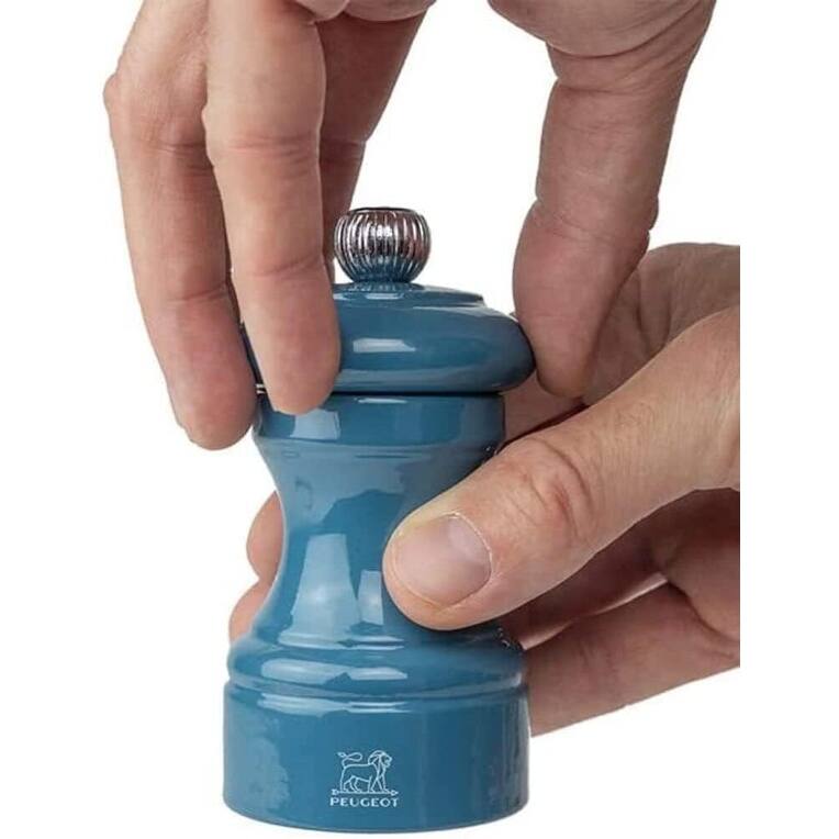 Peugeot Bistro Salt Mill Pacific Blue 10cm-4in.