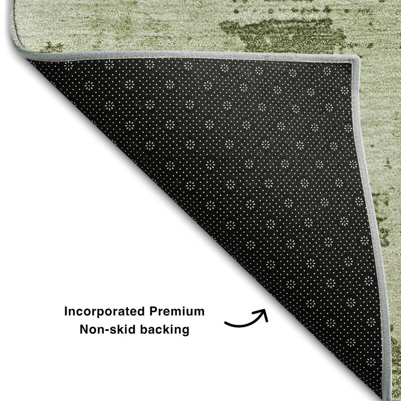 Premium Washable Super Soft Casual Abstract Mayfield Rug