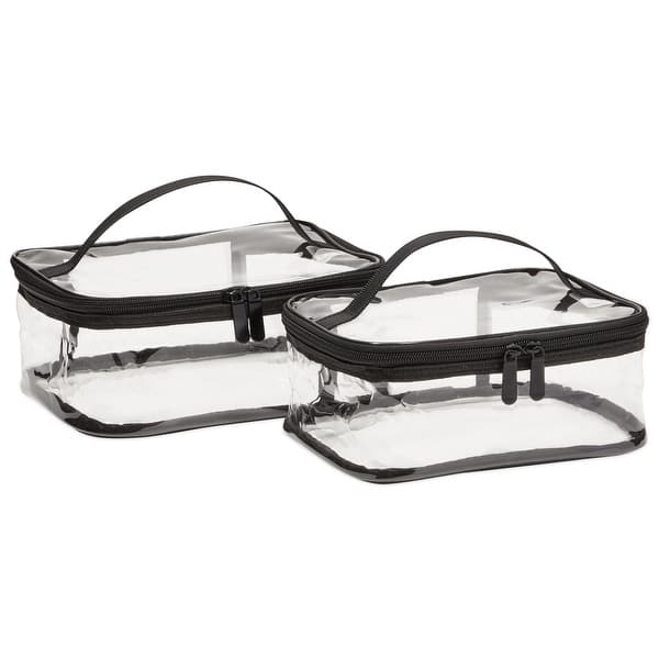 Clear Cosmetic Toiletry Bags for Travel, Makeup Storage, (Medium & Large, 4 Pack) - Bed Bath & Beyond - 36329918 Clear Cosmetic Toiletry Bags for Travel, Makeup Storage, (Medium & Large, 4 Pack) - Bed Bath & Beyond - 36329918
