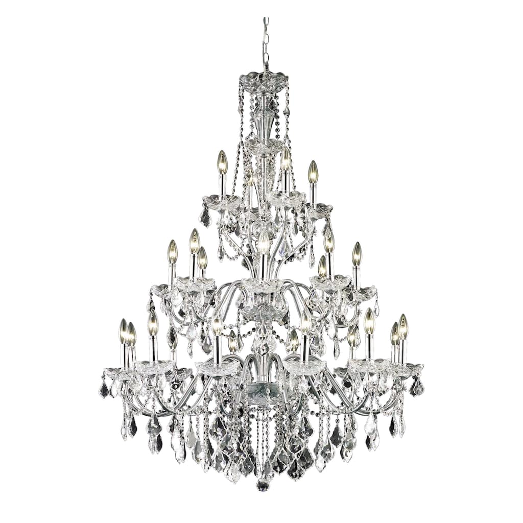 Fleur Illumination 24 light Chrome Chandelier
