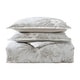 preview thumbnail 4 of 5, Tommy Bahama Beachway Blooms Reversible Grey Duvet Cover Set