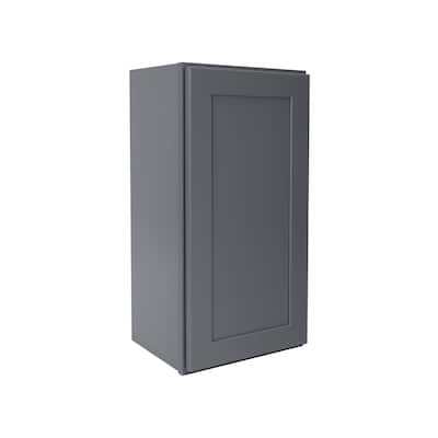 Grey Shaker Wall Cabinet - Ready to Assemble, for Kitchen and Bathroom Storage