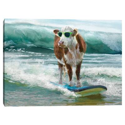 Surf & Turf by Studio Arts Canvas Art Print