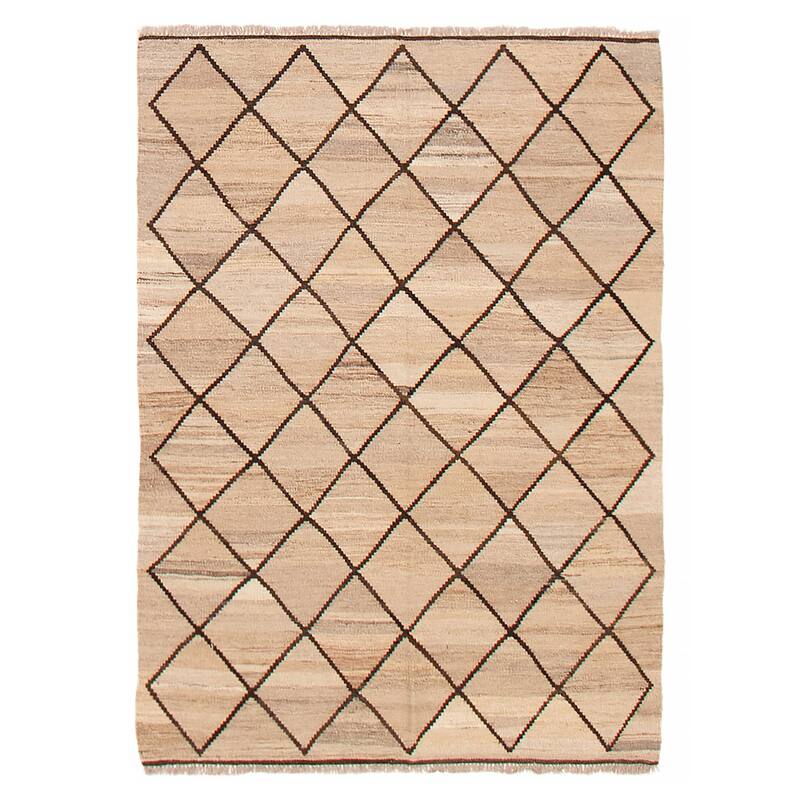 Sivas Beige Kilim 4'1" x 5'10" - 4'1 x 5'10 - Beige - 4'1 x 5'10