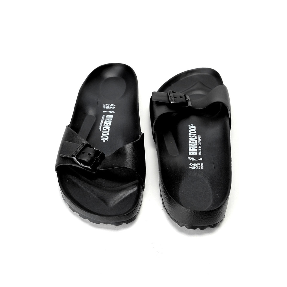 black rubber birkenstocks